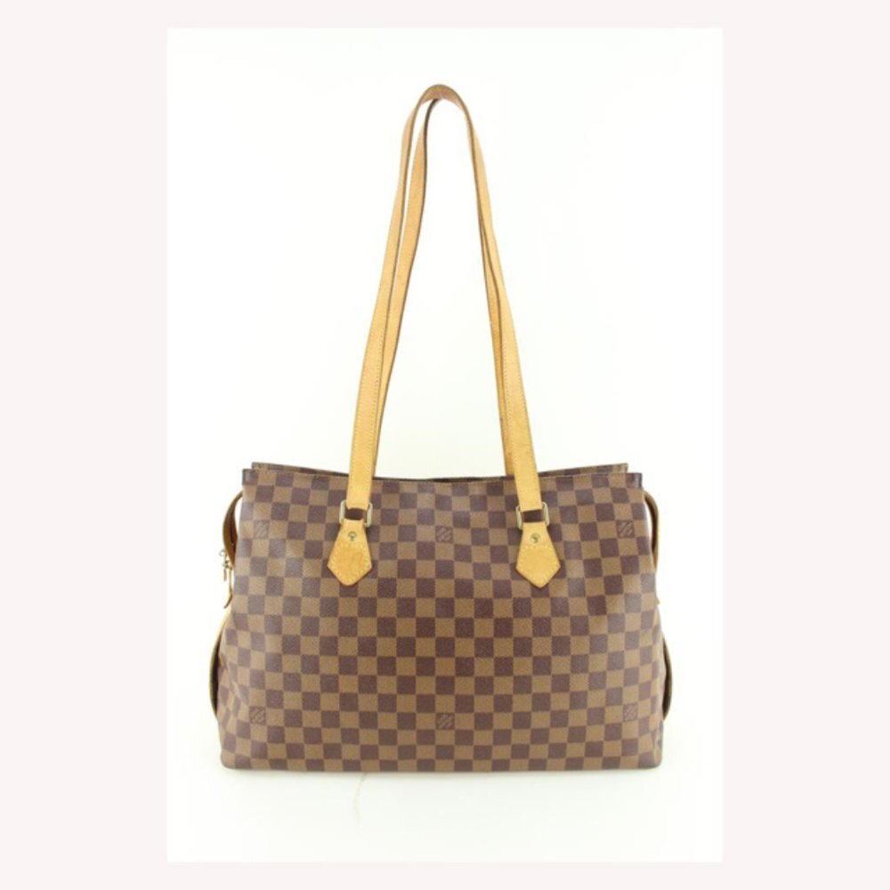 Louis Vuitton Damier Ebene Columbine Zip Shoulder Bag 5lz68s
